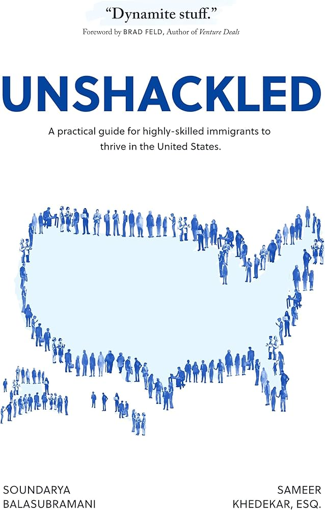 Unshackled book cover by Soundarya Balasubramani and Sameer Khedekar